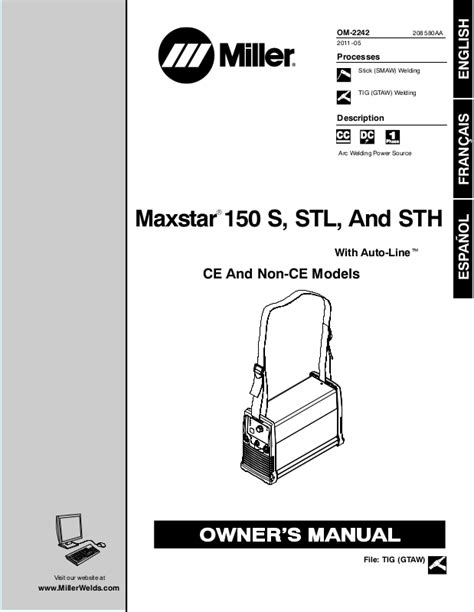 maxstar 150 stl manual|om223278b maxstar.qxd .